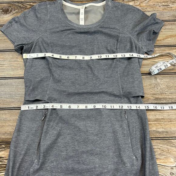Lululemon &Go Endeavor Dress, Charcoal Size 4 - Picture 5 of 7